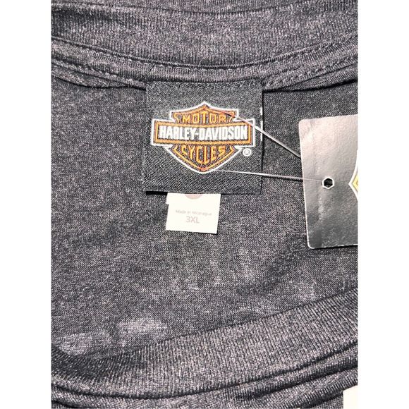 NWT Harley-Davidson  Rolling Stones America Tour Short Sleeve T-Shirt Size 3XL - Picture 7 of 8